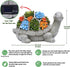 Solar Garden Outdoor Statues Turtle with Succulent 7 LED Lights